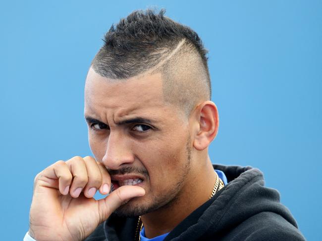 Nick Kyrgios on top of the tennis world for changing hairstyles