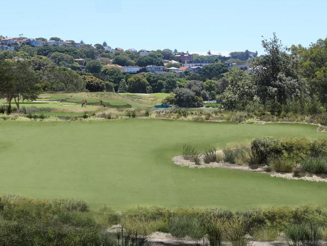 This artist impression of the proposal shows there is still plenty of vegetation.