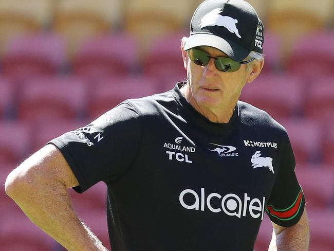 Wayne Bennett at the Bunnies Captains Run. Pic Annette Dew