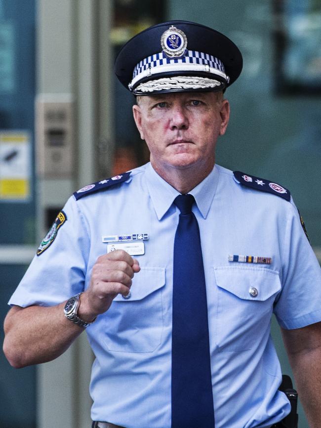 The NSW Police Association has issued an ultimatum to the top level including Police Commissioner Mick Fuller. Picture: Jenny Evans