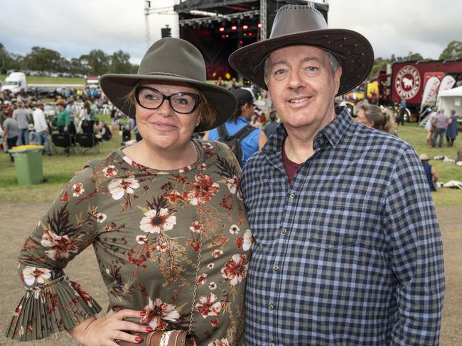 Marie and Alan George at Meatstock, Toowoomba Showgrounds. Saturday, April 9, 2022. Picture: Nev Madsen.