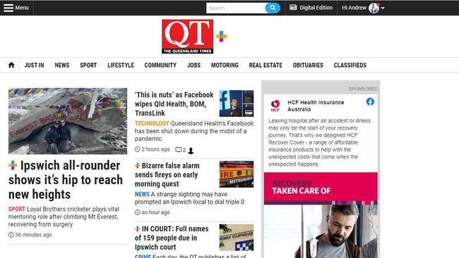 The QT homepage has easy links to most of our content along the top navigation bar, but if you are lost, try the menu icon at the top left.