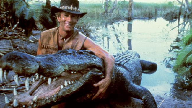 Hogan in <i>Crocodile Dundee, </i>1986