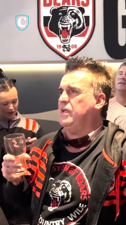 Bears fans in Sydney celebrate the return of the club