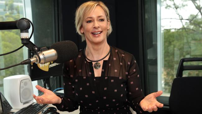 Keller in the WSFM studio. Picture: John Fotiadis