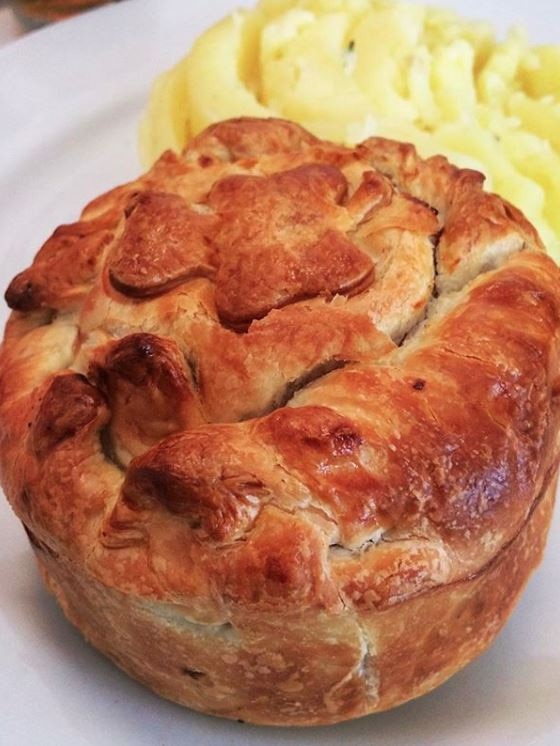 The Mercantile’s pie and mash.