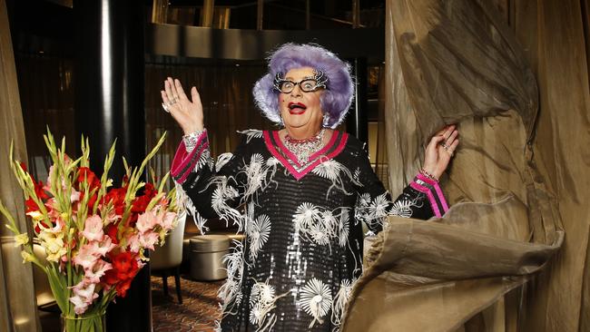 Dame Edna Everage was a comic grotesque. Picture: David Caird