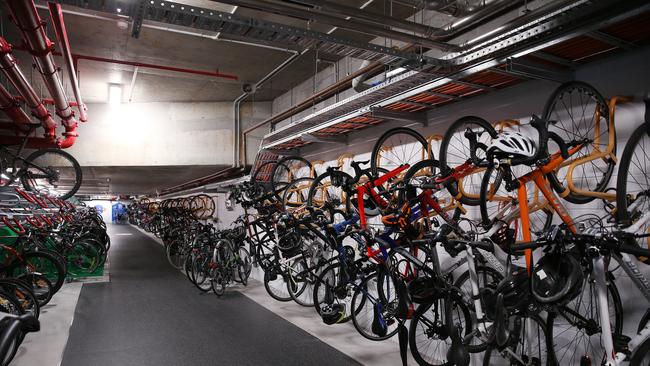 Underground facilities of Barangaroo in Sydney CBD. Picture: Sam Ruttyn