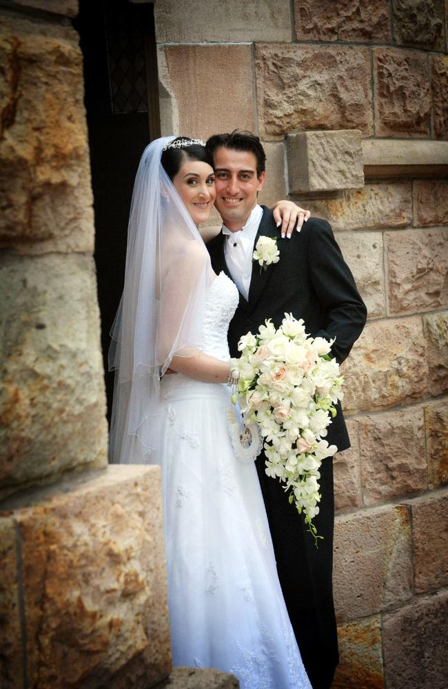 Elizabeth Masman and Matthew Fasano in 2008. Picture: Sheila Sissons Photography