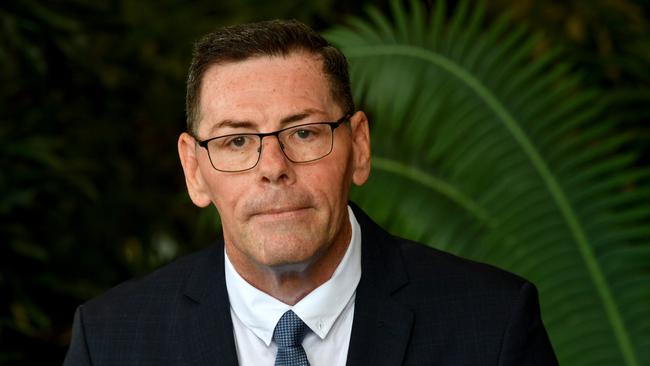 The investiture of newly elected Townsville City Councillors at the council chambers. New Townsville City Council Mayor Troy Thompson. Picture: Evan Morgan