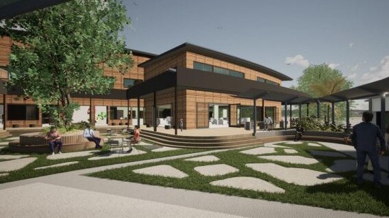 Plans for a huge new development have been revealed for St Paul’s School. Picture: PD Online/Green Edge Design