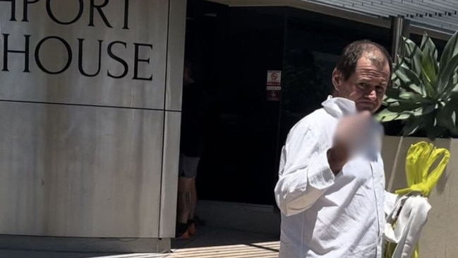 Michael Kitchen, 51, left Southport District Court after being sentenced over grooming charges. Picture: Emily Walker.