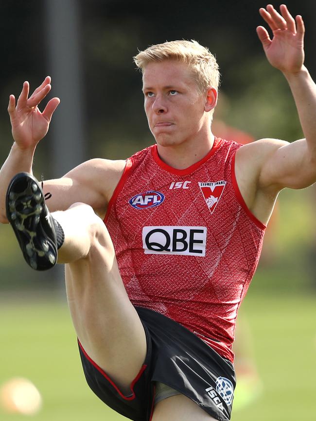 Isaac Heeney provided valuable bench cover in the forward line. Picture: Phil Hillyard