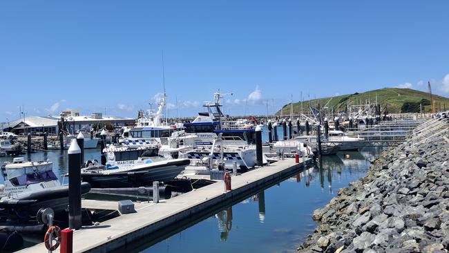 Cook was refused bail to live on his boat moored at Coffs Harbour International Marina. It is not suggested any of these boats belong to Cook.