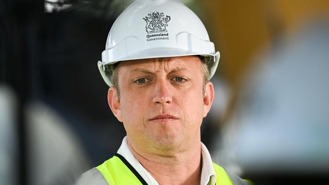 GOLD COAST, AUSTRALIA - NewsWire Photos - MAY 29, 2024.Queensland Premier Steven Miles during a visit to the Coomera Hospital project site, on the Gold Coast.Picture: Dan Peled / NewsWire