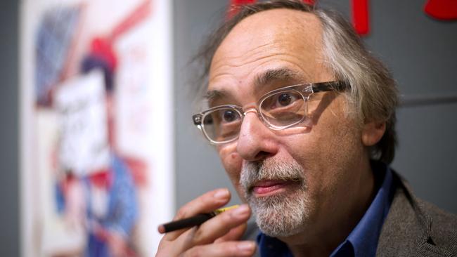 US comic book artist Art Spiegelman was shocked by the ban on his book about the Holocaust, which depicts Jews as mice while Nazis are represented by cats. Picture: Bertran Langlois/AFP