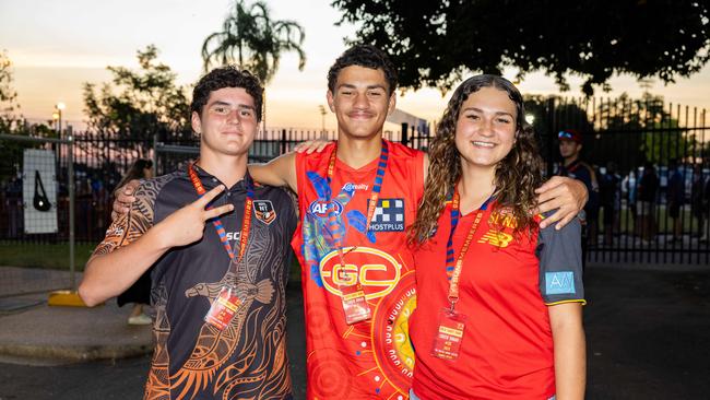 Fans at the Gold Coast Suns v Western Bulldogs 2025 AFL match at TIO Stadium. Picture: Pema Tamang Pakhrin