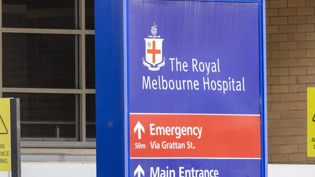 The person presented to the Royal Melbourne Hospital under the guise of chest pain. Picture: NCA NewsWire / Wayne Taylor