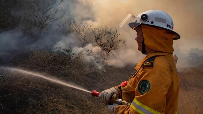 The woman allegedly fraudulently claimed bushfire relief funds through her business.