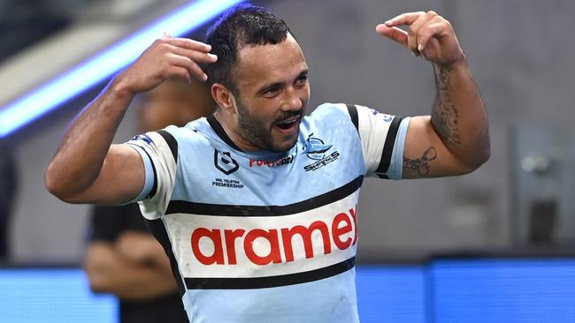 NRL- Finals W2 Sharks v Cowboys at Allianz Stadium. Braydon Trindall Picture: NRL Photos/Gregg Porteous