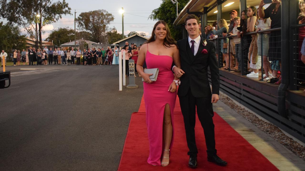 Abbey Franz and Benjamin Trebbin at Dalby State High School's Formal 2022