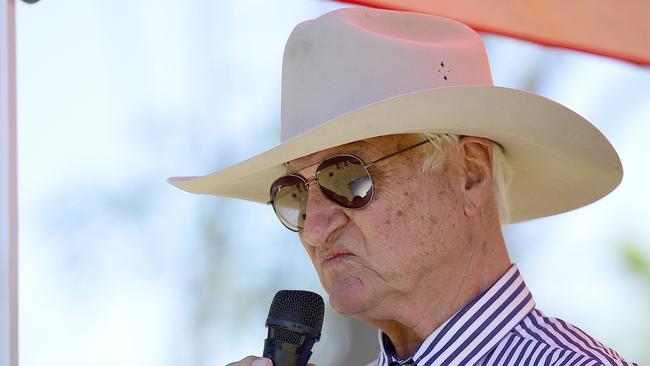 KAP Leader and Member for Kennedy Bob Katter toured Hughenden to visit the site of a proposed Hughenden Dam. PICTURE: MATT TAYLOR.