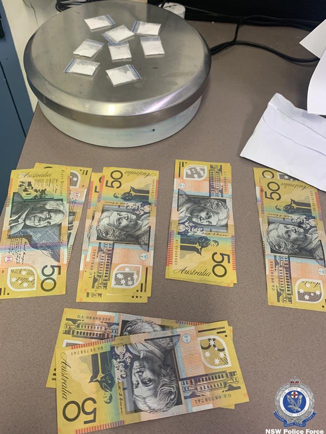 Some of the drugs and cash seized by NSW Police as part of Operation Foil. Picture: NSW Police