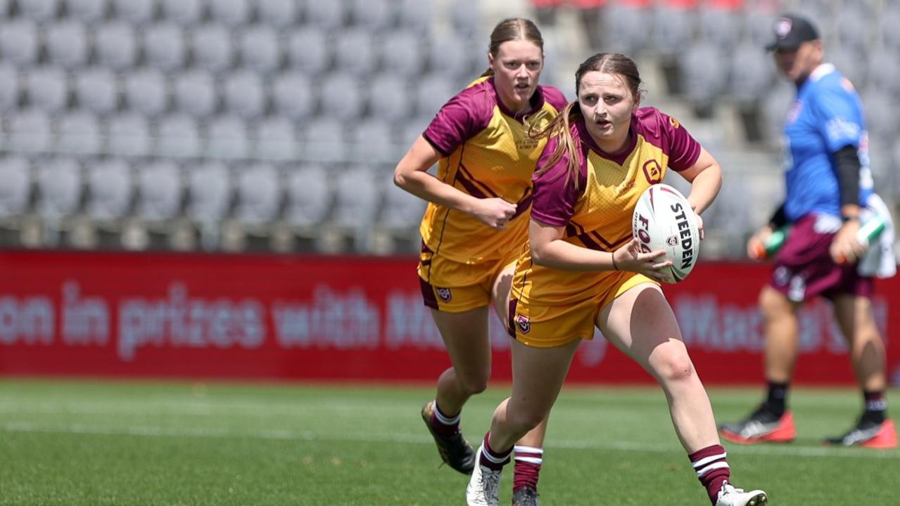 Hooker Alenna Whipp was one of Queensland Country's best in their clash with Queensland City on Saturday. Photo: Erick Lucero/QRL