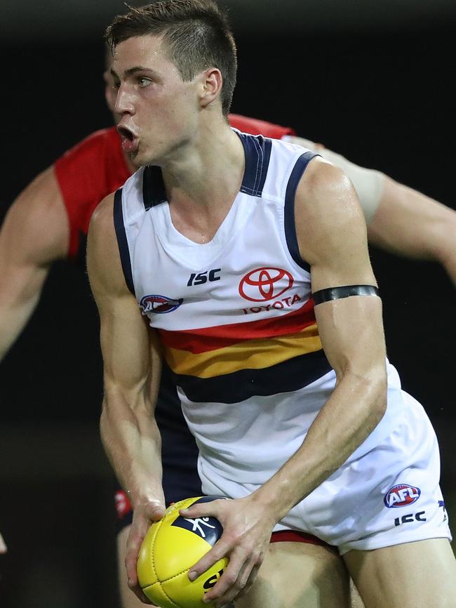 Jake Kelly in action for the Crows. Picture: Getty Images