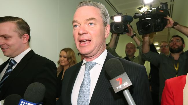 Christopher Pyne at Parliament House today. Picture: Kym Smith