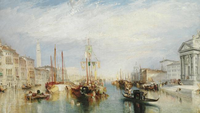 A work we are missing out on right now ... Venice, from the Porch of Madonna della Salute c. 1835 by Joseph Mallord William Turner