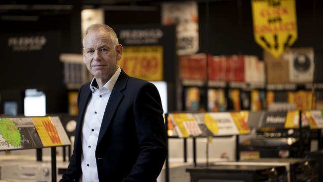 JB Hi-Fi CEO Terry Smart says rising cyber attacks are a growing concern for all retailers. Picture: Arsineh Houspian.