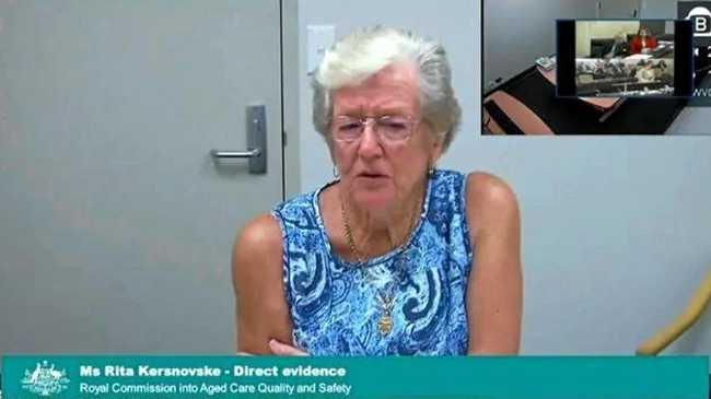 Gympie woman Rita Kersnovske gave direct evidence via videolink on Thursday from Gympie to the Royal Commission into Aged Care. Picture: Contributed