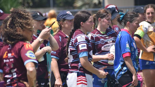 Faces of the CQ Capras under-17 and under-19 girls open trials at St Brendan's College, Yeppoon, on November 16, 2024. Photo: Pam McKay