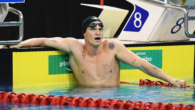 Grant Hackett says Cody Simpson is swimming incredibly well with even more improvement ahead of him Picture: Getty Images