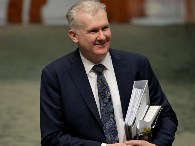 CANBERRA, AUSTRALIA - AUGUST 22: Tony Burke MP during Question Time in the House of Representatives at Australian Parliament House on August 22, 2024 in Canberra, Australia. Pressure is building on the Albanese government on a number of fronts, but cost of living pressures are top among them and may prove to be a damaging political liability in the months ahead as Peter Dutton gets the opposition ready for next year's election season. (Photo by Tracey Nearmy/Getty Images)