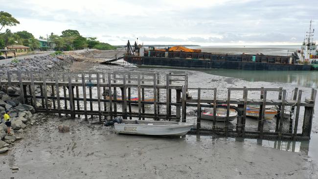 Existing run down jetty structure in Torres Strait. Photo: Supplied