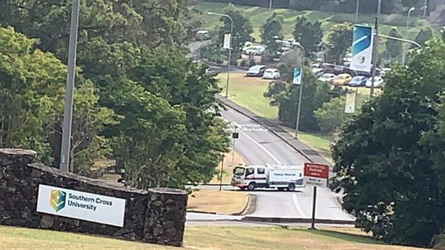 SCU at Lismore is one of two campuses closed on Wednesday amid coronavirus concerns.