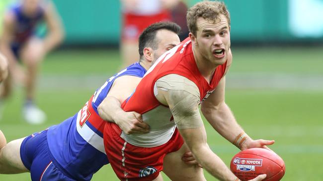 Tom Mitchell is now a Hawk. Picture: Tim Carrafa