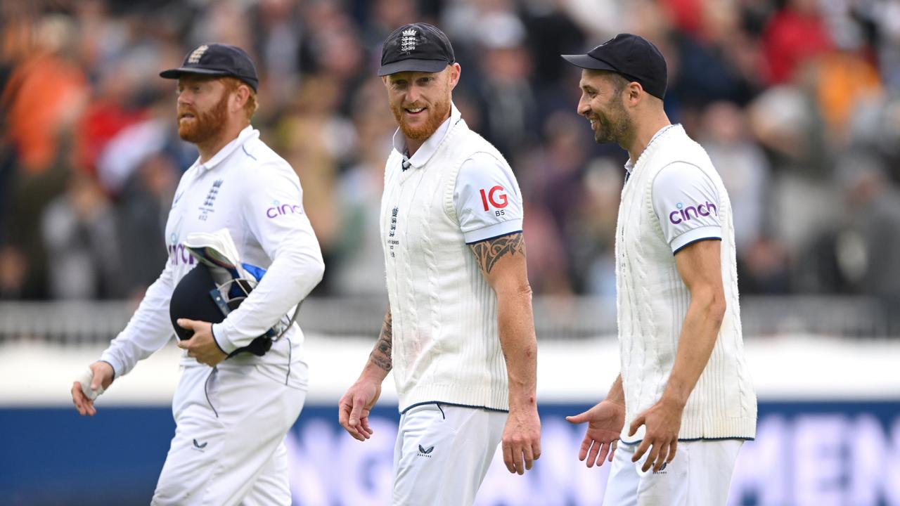 England captain Ben Stokes and his revived bowling attack struggled to have the desired impact. Picture: Getty