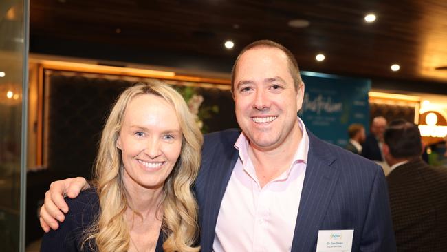 Naomi Fowler and Dan Doran at the Gold Coast Australian of the Year Awards 2024 at Skypoint Q1 for Gold Coast at Large. Picture, Portia Large.