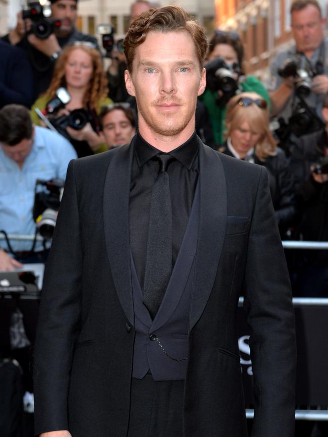 Benedict Cumberbatch attends the GQ Men of the Year awards.