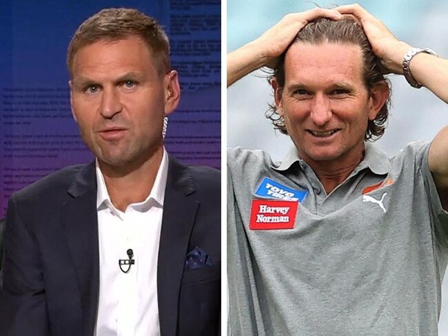 Kane Cornes and James Hird.