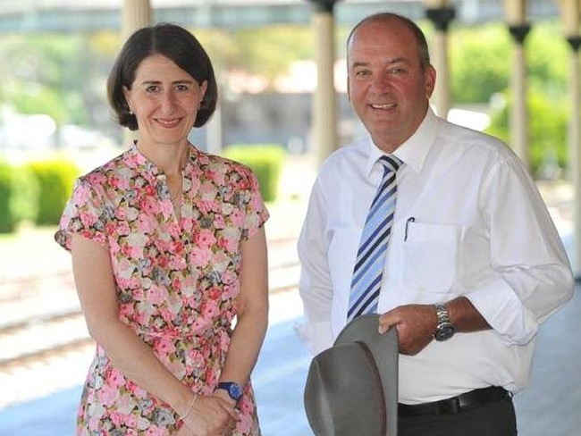 Gladys Berejiklian with disgraced MP Daryl Maguire.