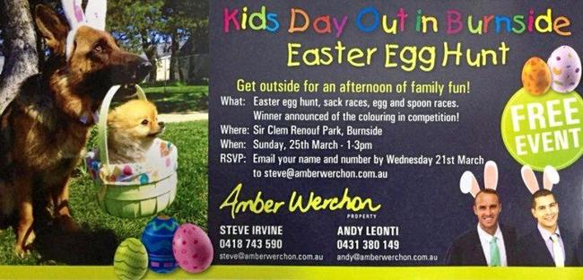 Burnside Easter egg hunt