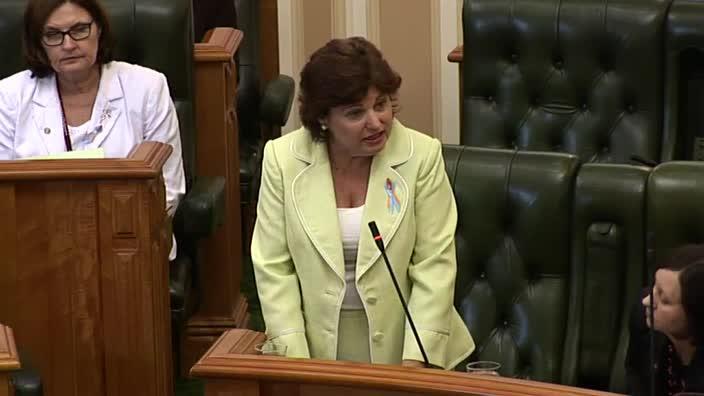 Jo-Ann Miller sacked as Police Minister. Source: 7 News Brisbane