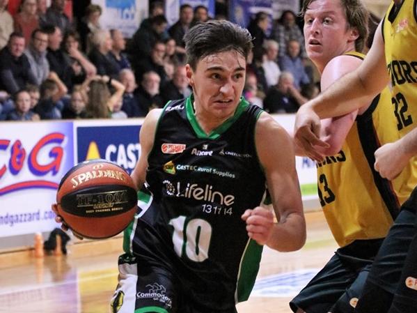 Brad Rathjen marks a major pick-up for the Eagles. Picture: Noel Black