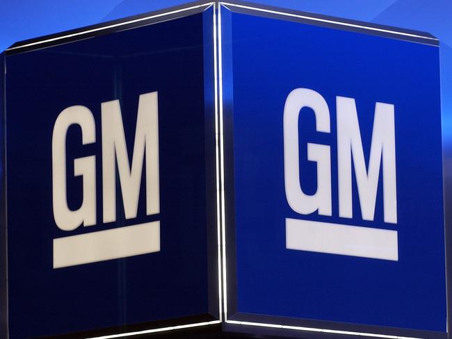 (FILES) This file photo taken on January 11, 2005 shows the logo for the General Motors Corporation in Detroit, Michigan. Strong US and China car sales and a drop in costs for the faulty ignitions recall helped General Motors double profits in the third quarter, the Detroit automaker reported on October 25, 2016. Sales in the two key markets helped offset ongoing slumps in Europe, South America and elsewhere, with unit sales up 3.8 percent from a year ago to 2.42 million cars and trucks in the quarter, helped by a 17.3 percent jump in China. / AFP PHOTO / Stan HONDA