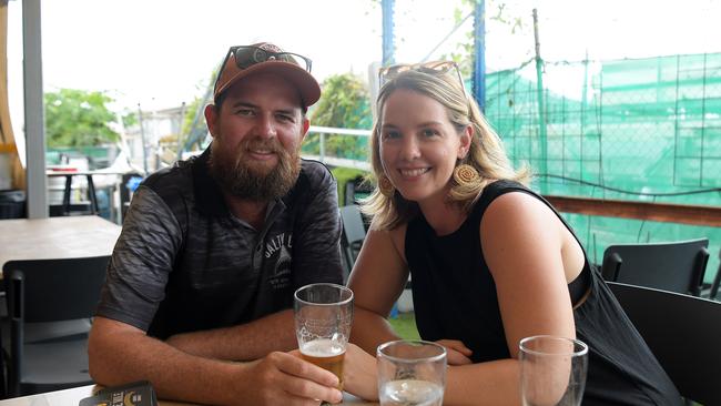 Sam and Andrew Bondjc at the newly reopened One Mile Brewery. Picture: (A)manda Parkinson