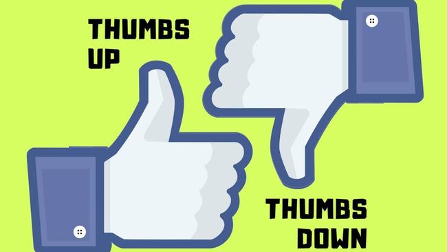 Thumbs up thumbs down